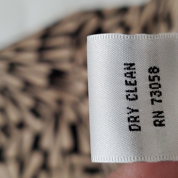 TALBOTS Printed Pencil Plus size Skirt 14 Brown - Picture 5 of 9